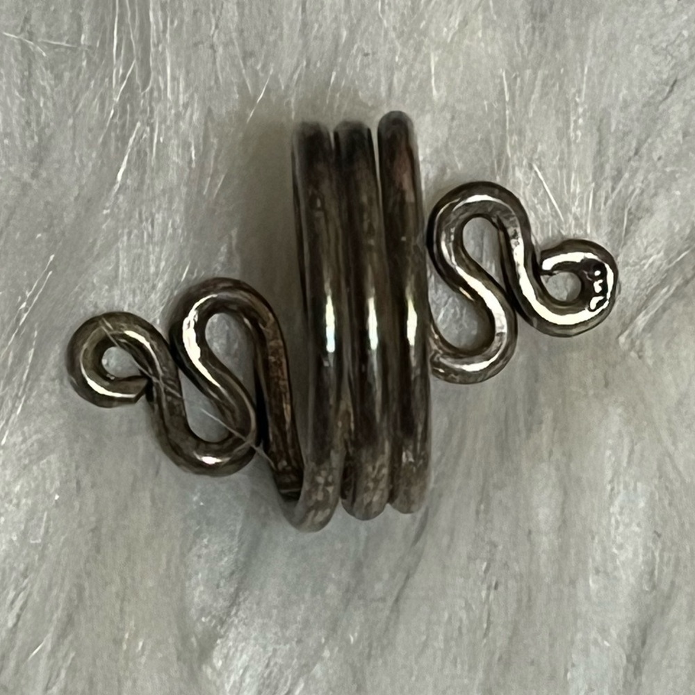 Sterling Silver Modernist Wrap Ring - image 6